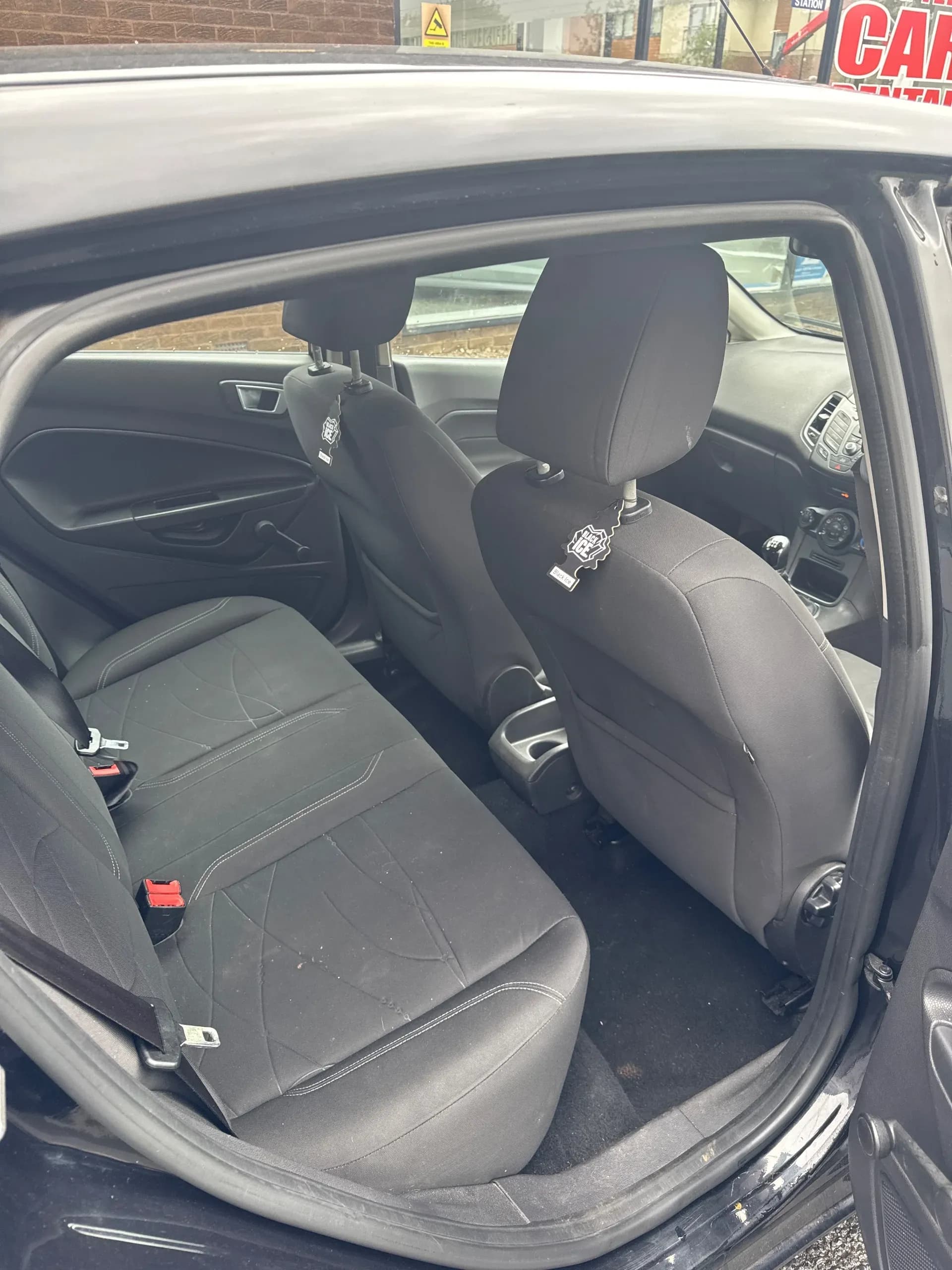 Vehicle photo — rear interior