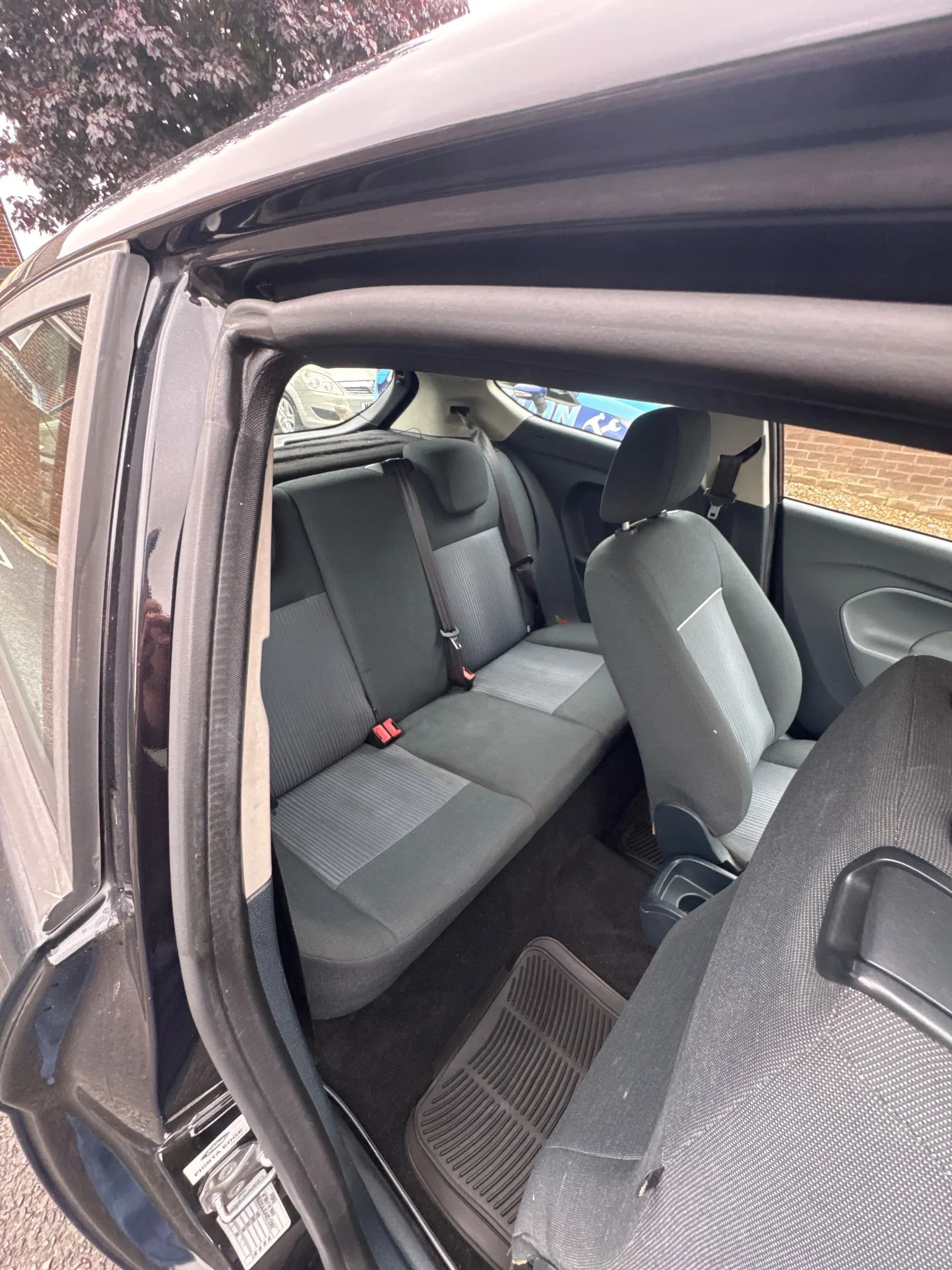 Vehicle photo — rear interior