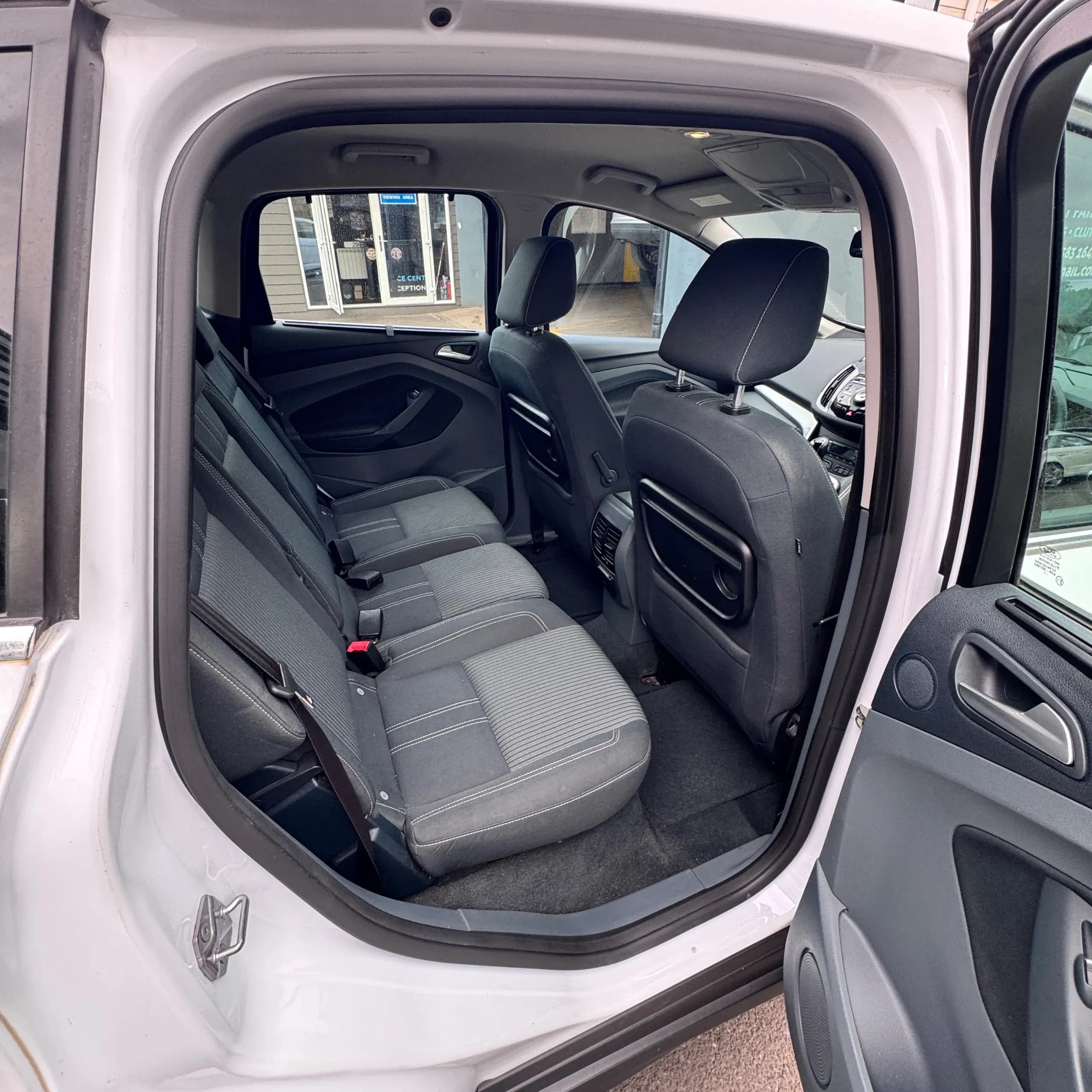 Vehicle photo — rear interior