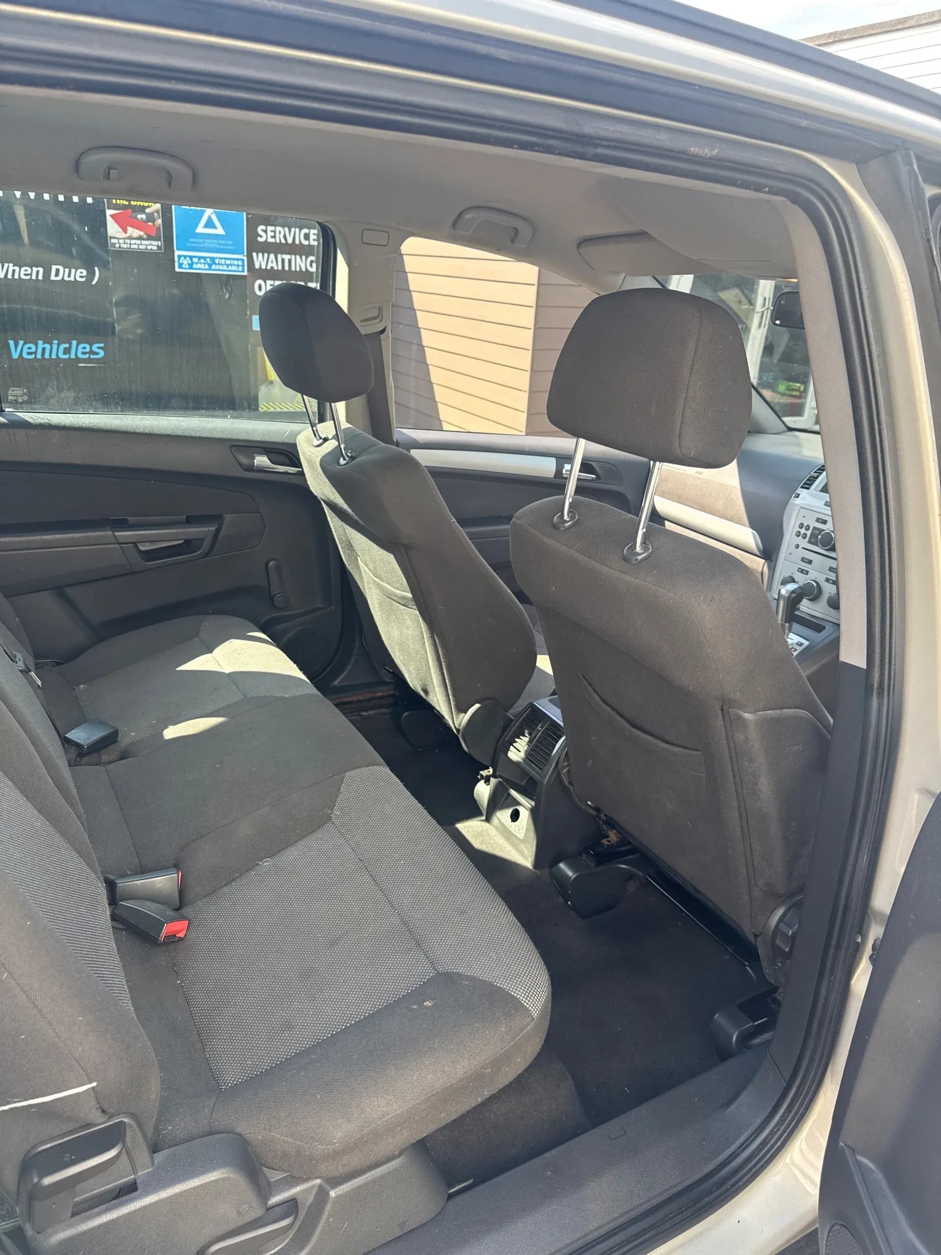 Vehicle photo — rear interior