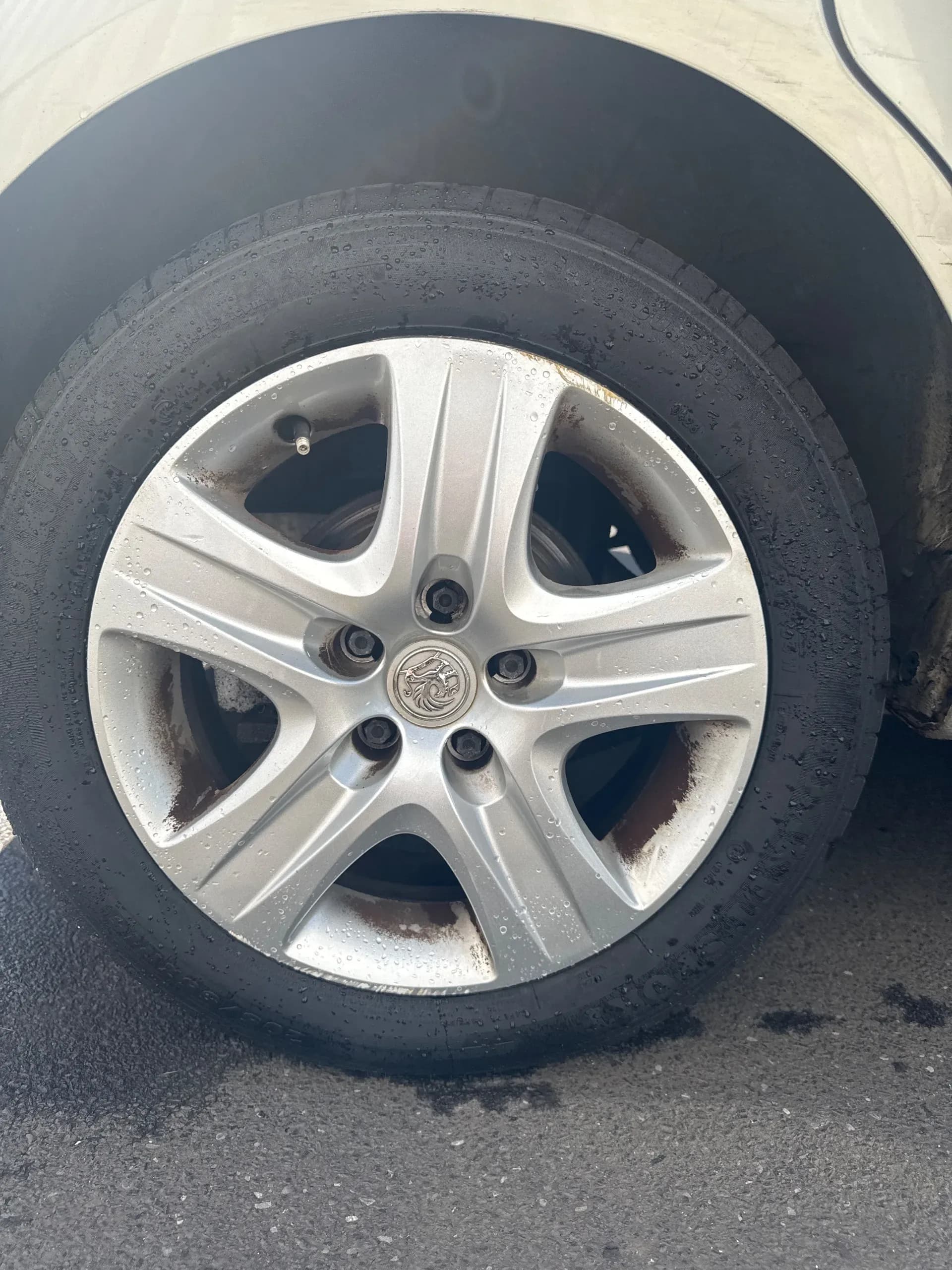 Vehicle photo — os rear alloy