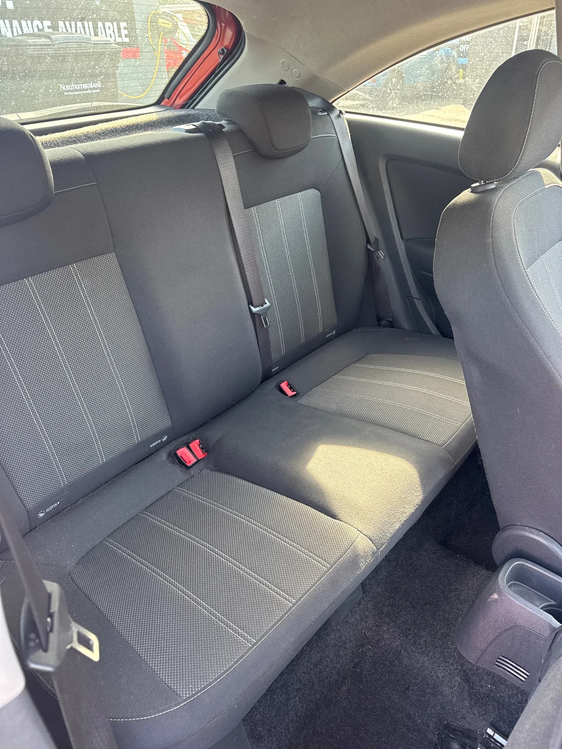 Vehicle photo — rear interior