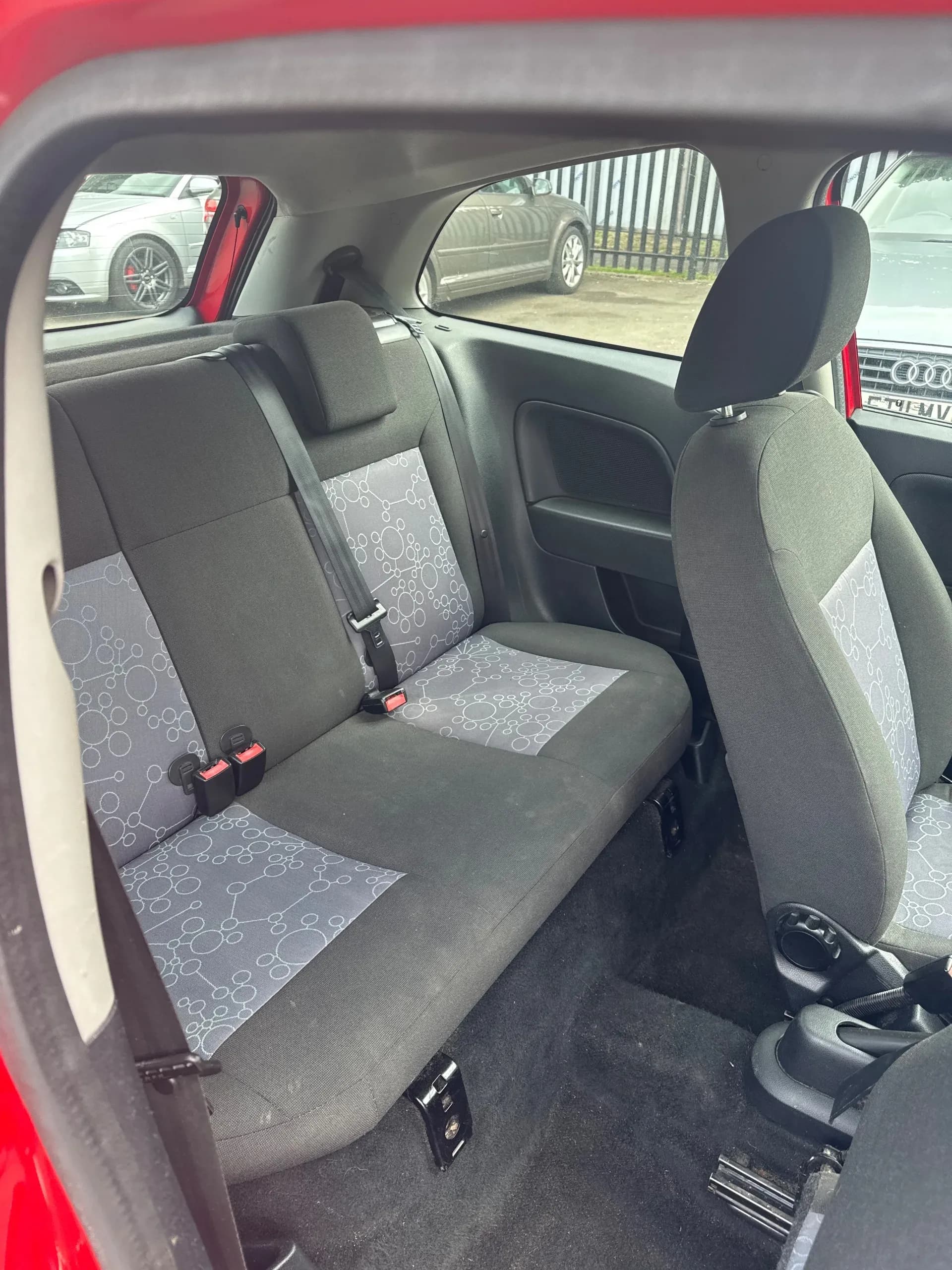 Vehicle photo — rear interior