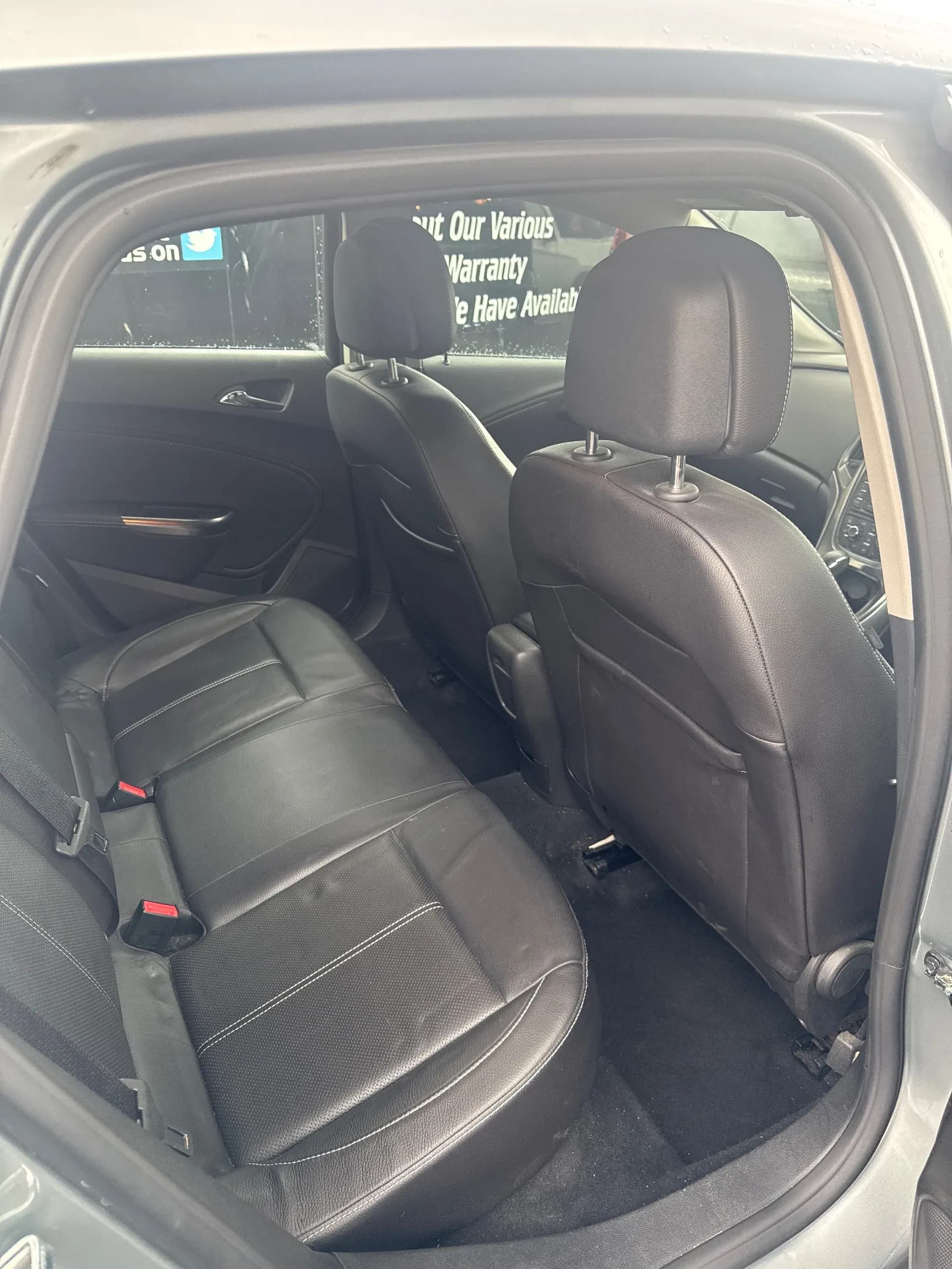 Vehicle photo — rear interior