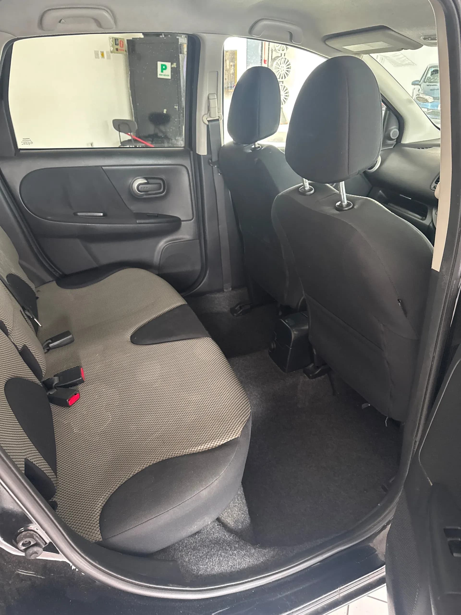 Vehicle photo — rear interior