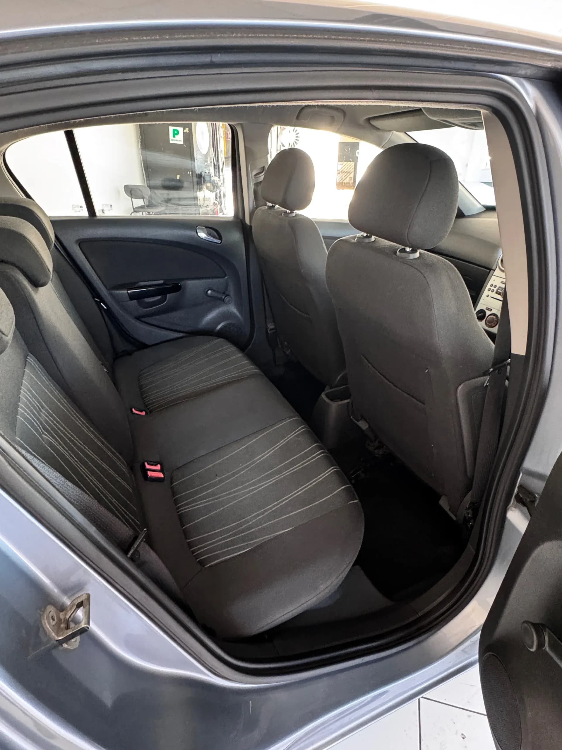 Vehicle photo — rear interior