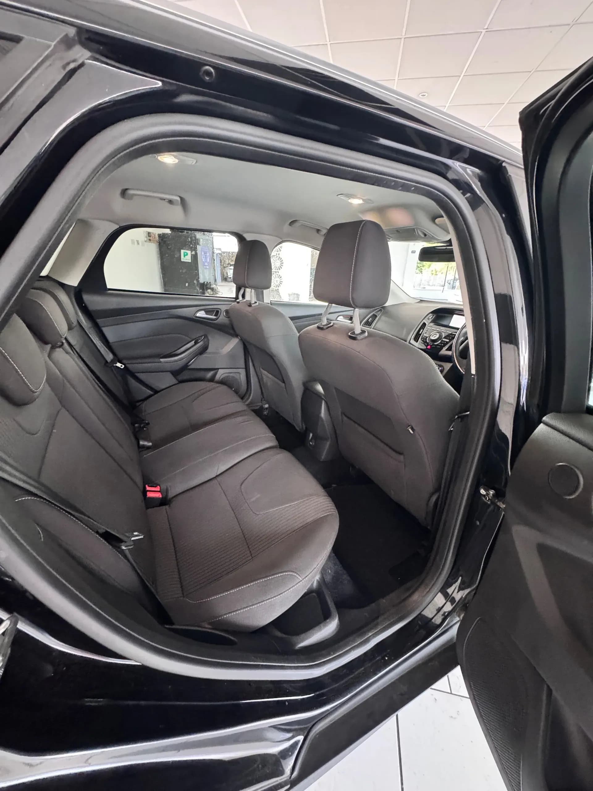 Vehicle photo — rear interior