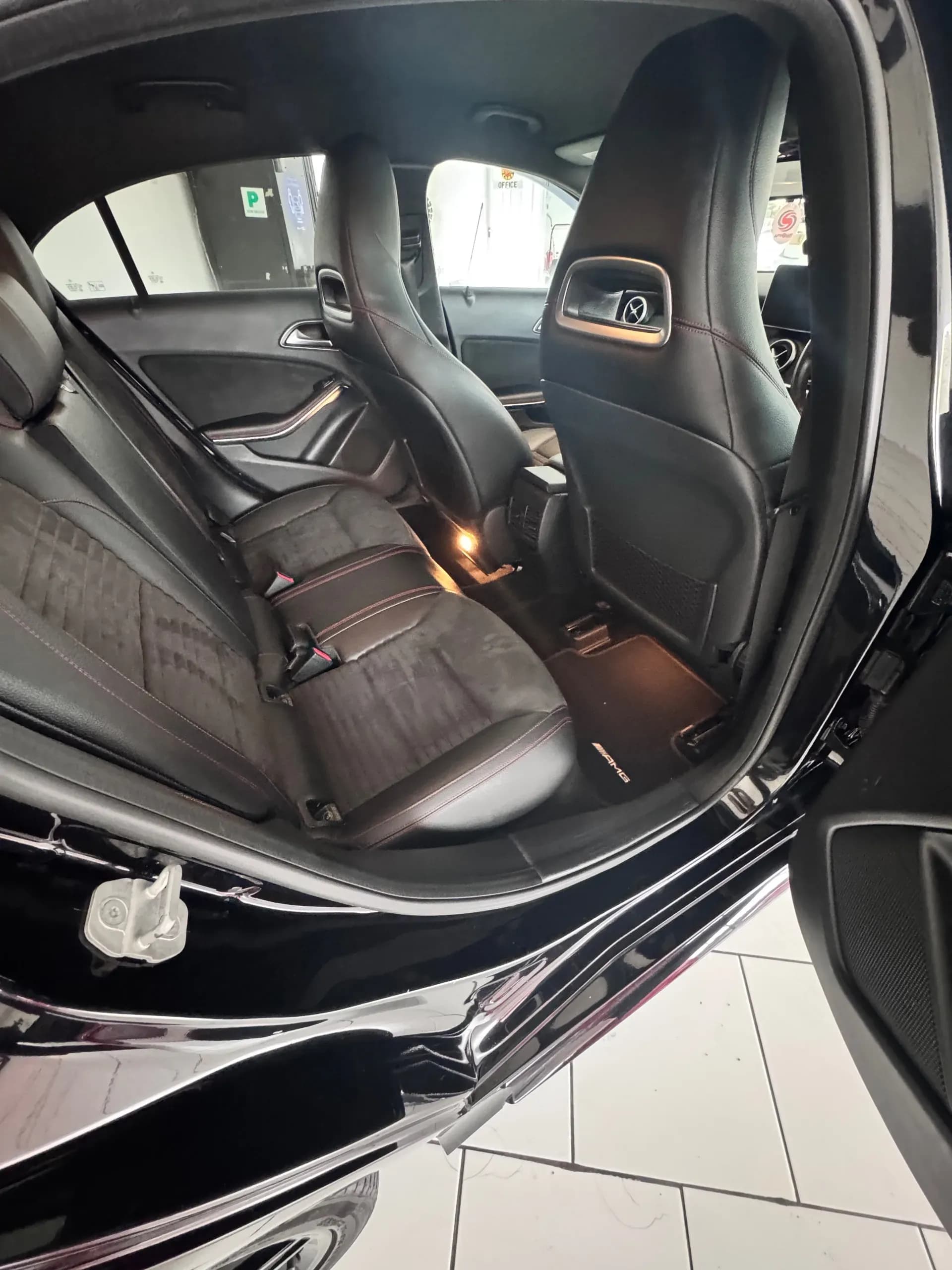 Vehicle photo — rear interior