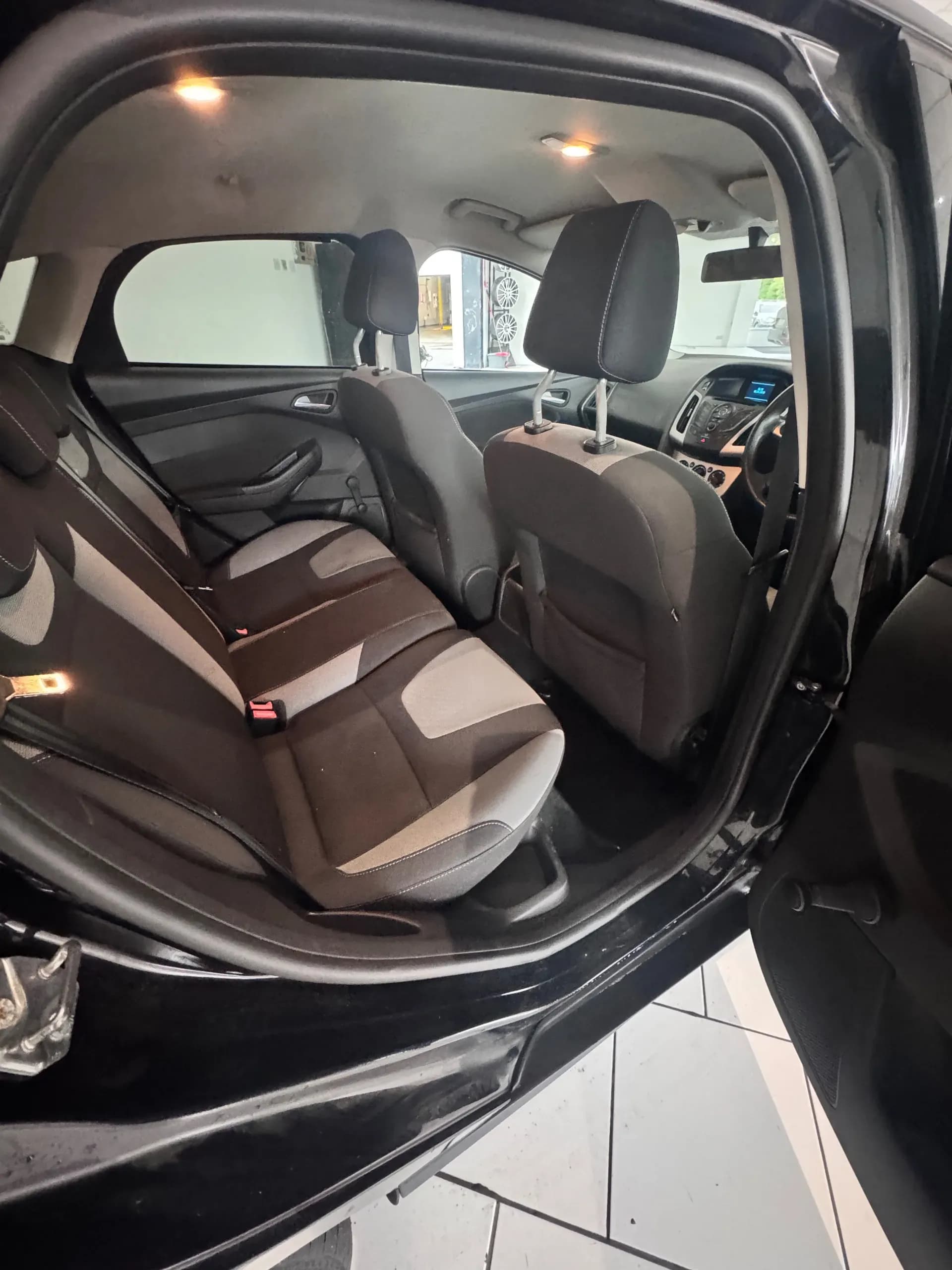 Vehicle photo — rear interior