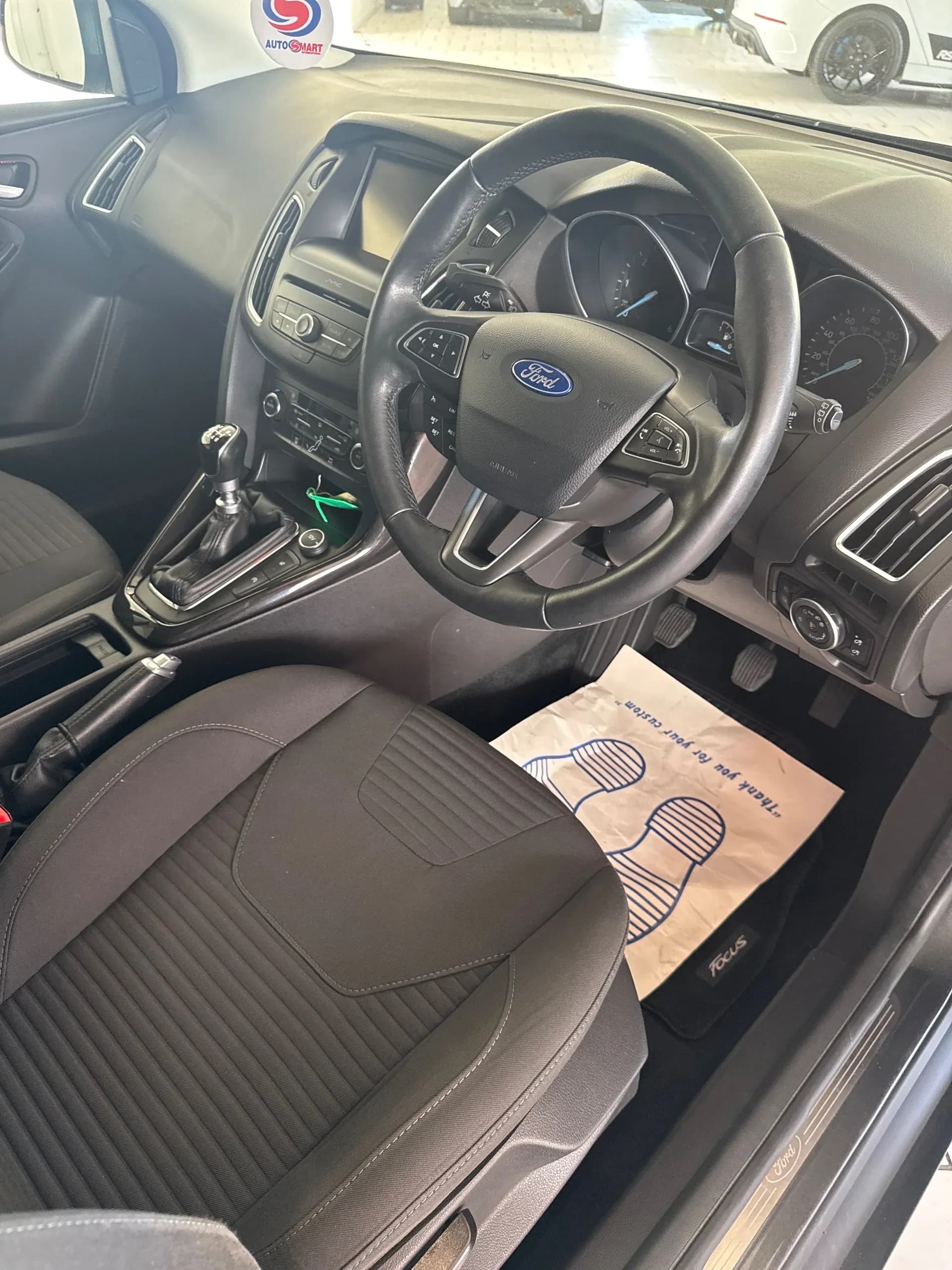 Vehicle photo — front interior