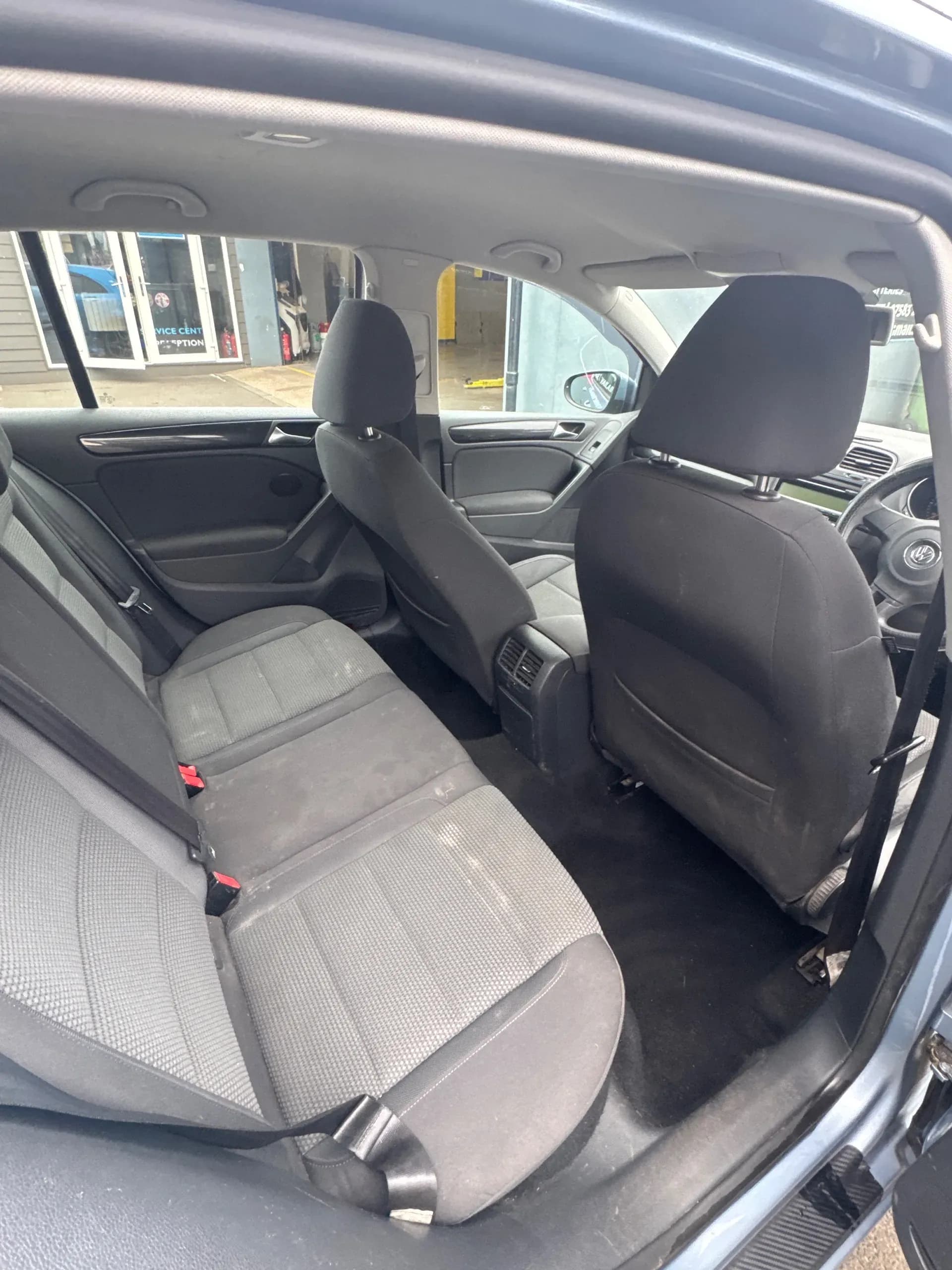 Vehicle photo — rear interior