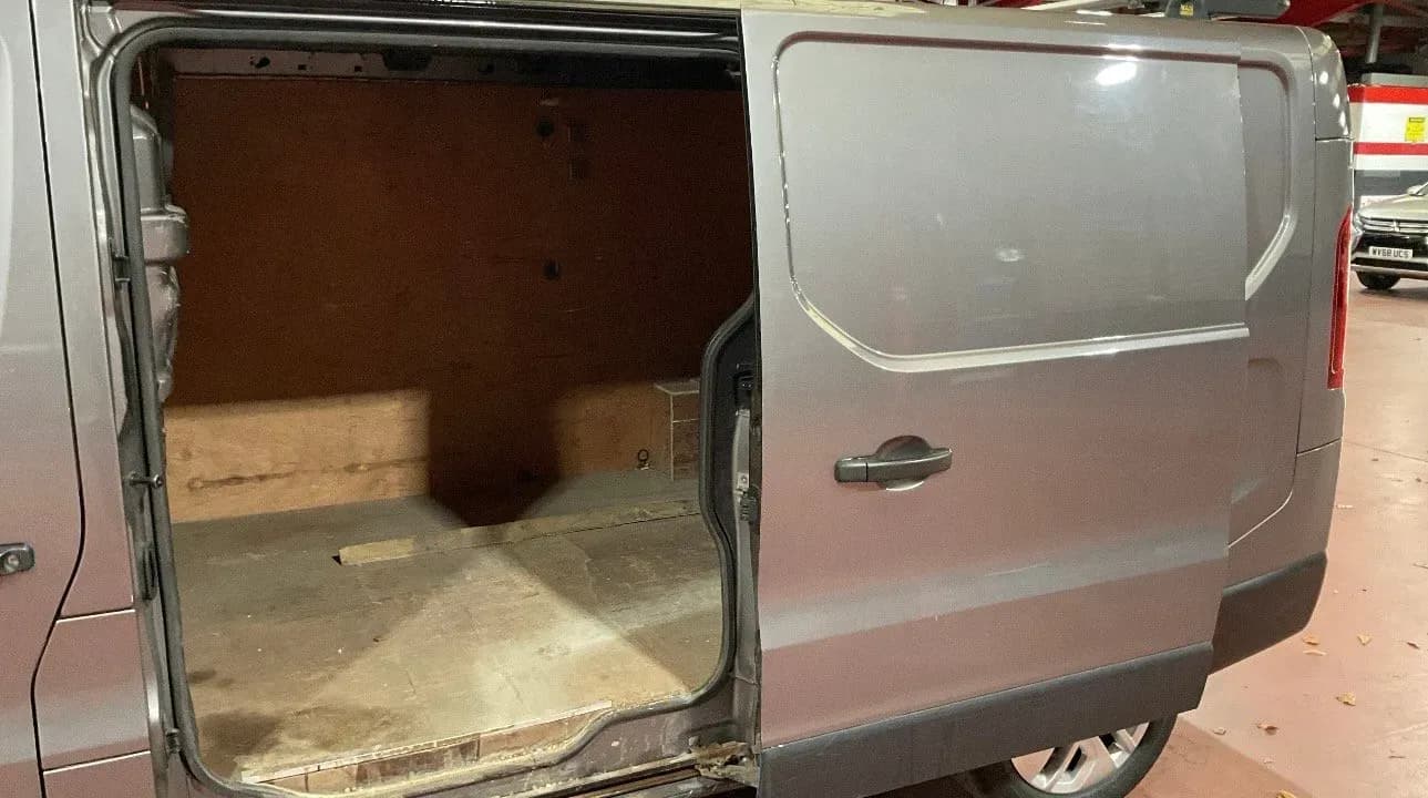 Vehicle photo — rear interior