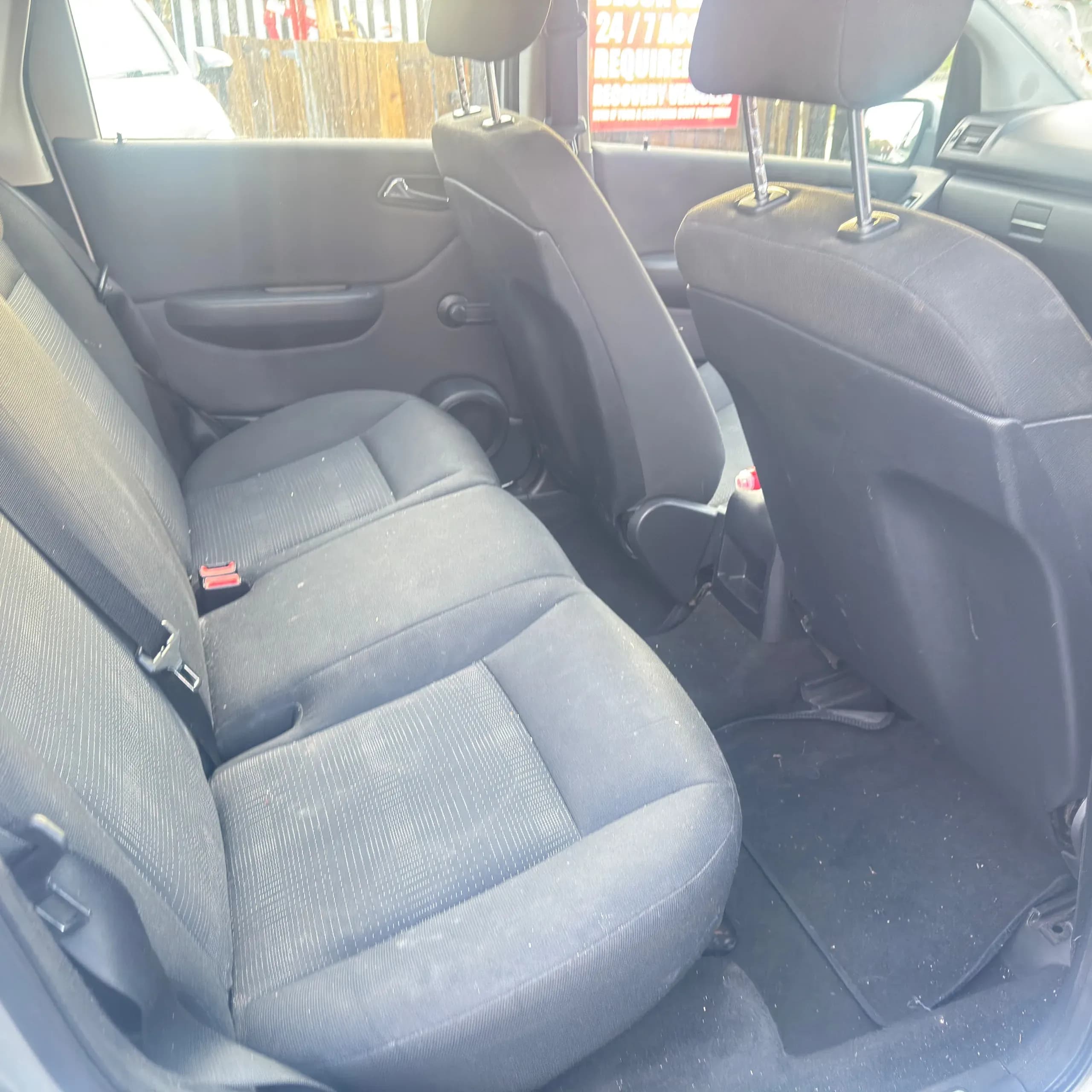 Vehicle photo — rear interior